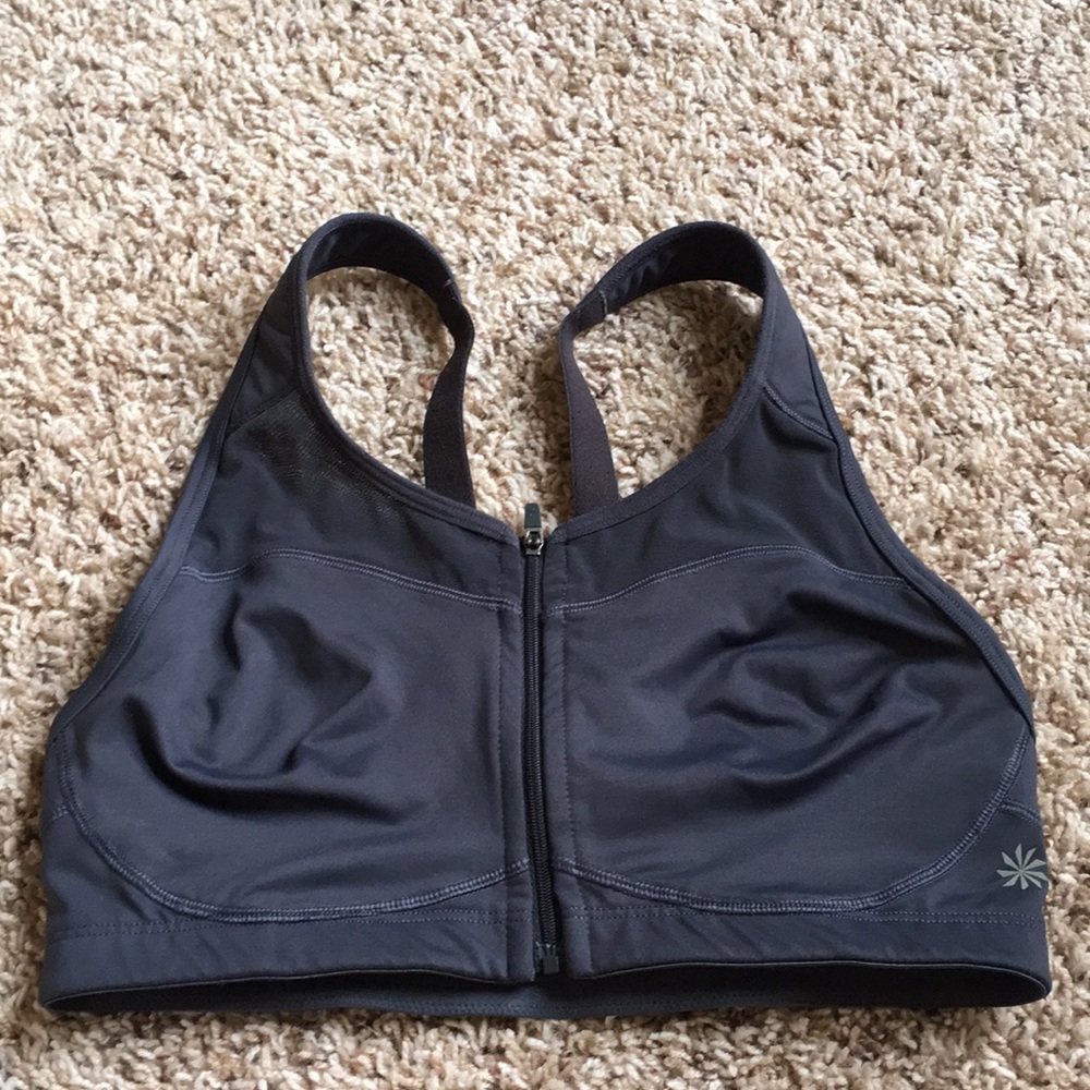 NWPT Athleta zip front sports bra